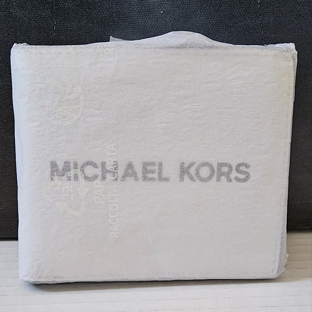 Michael Kors White Cooper Pebble Leather Bifold Wallet with Coin Pouch NWT - Picture 11 of 14